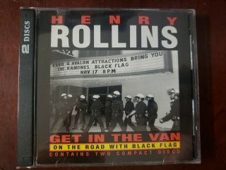Rare Get In The Van: On The Road With Black Flag By Henry Rollins Double Cd