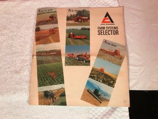 Rare 1968 Allis Chalmers Tractor Dealer Advertising Brochure