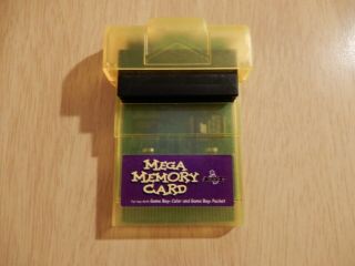 Nintendo Game Boy Mega Memory Card Save Device Gameboy Rare