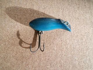 Vintage Keen Knight Fishing Wood Lure.  1.  5 " Gorgeous.