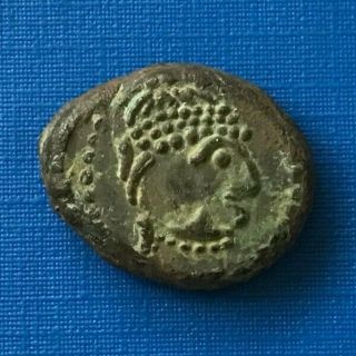 Very Rare Ancient Celtic Uncertain Bronze Stater 1st Century Bc - P586