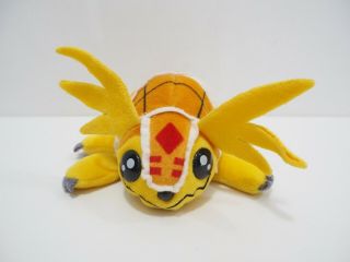 Armadillomon Digimon Adventure Kuta Chara Bandai Beanie Plush 6 