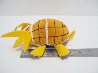 Armadillomon Digimon Adventure Kuta Chara Bandai Beanie Plush 6 