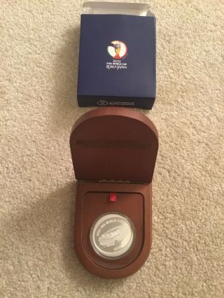 Japan South Korean Football World Cup 2002 Medal Coin With Case And Box Rare
