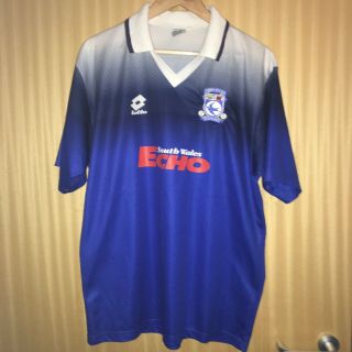Cardiff City Lotto Home Shirt 1996 - 1997 Size Xl Extremely Rare
