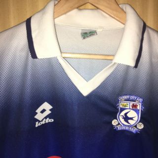 Cardiff City Lotto Home Shirt 1996 - 1997 Size XL Extremely Rare 3