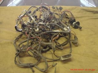 Amc 1968 Javelin Complete Front Half Of Car Wiring Harness - Rare Find