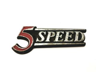 1975 - 1978 Datsun 280z 5 Speed Rear Trunk Lid Emblem Badge Symbol Logo Oem (1977)