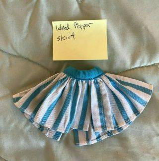 Ideal Pepper & Dodi Blue And White Striped Skirt