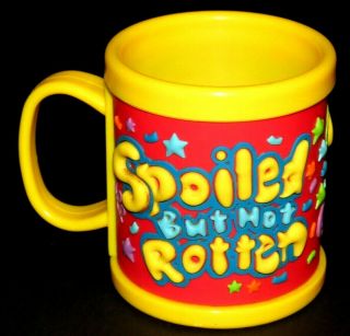 Vintage & Very Rare John Hinde Spoiled But Not Rotten Plastic 3d Kids Mug Cup