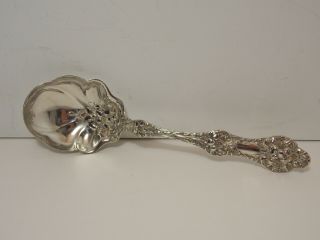 Whiting Lily Sterling Silver Berry Serving Spoon