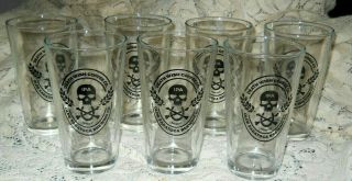 7 Death Wish Coffee Olde Saratoga Brewing Co.  Beer Glasses Rare