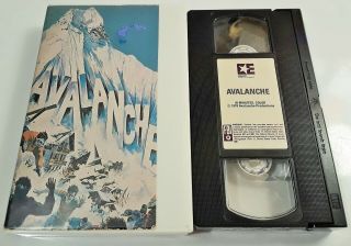 Avalanche (vhs 1983) Rare 1978 Disaster Drama W/ Rock Hudson (hornet 