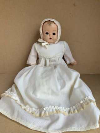 Vintage Horsman Composition Doll 16” No Eyes Creepy Baby Doll Possibly Haunted?