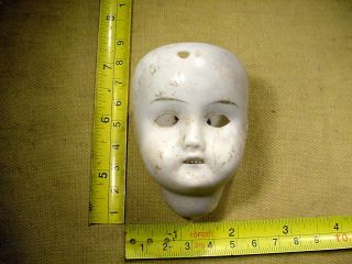 Excavated Vintage Painted Bisque Swivel Doll Head Recknagel Germany A 10380
