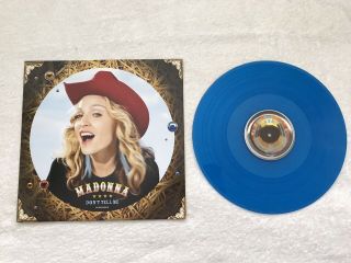 Madonna - Don’t Tell Me Blue Coloured Vinyl 12” Inch Single Rare