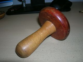 Vintage Wooden Darning Mushroom With Detachable Head Sewing Embroidery