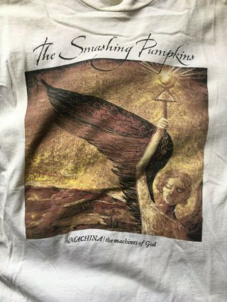 Vintage Smashing Pumpkins Machina Tour T Shirt 2000 (size L,  Good Cond,  Rare)