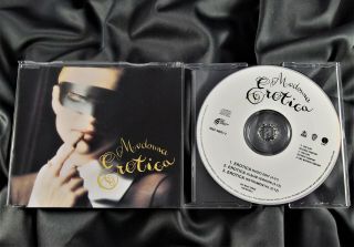 Madonna Erotica Rare White Label Australia Cd Single - No Promo But Rare