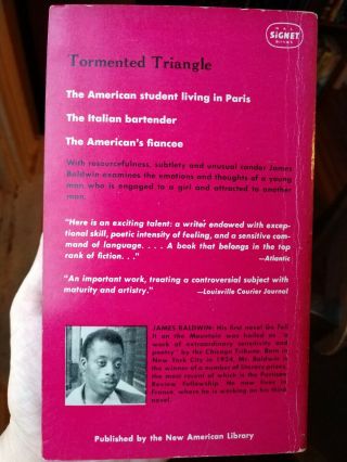 Giovanni ' s Room James Baldwin rare 1959 Signet paperback EXC 2