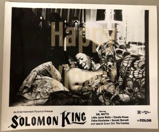 Rare Solomon King Anti Blaxploitation Movie Still Photo Sal Watts Black History