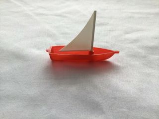 Vintage Barbie 4 Skipper 1918 Ship Ahoy Clothes Fashion Red White Boat Sailboat