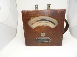 Vintage Weston Electric Ac Ammeter Model 155