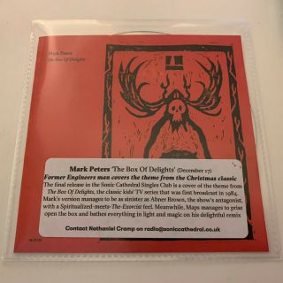 Mark Peters - The Box Of Delights.  Rare 2 - Track Promo Cd 2019 Maps