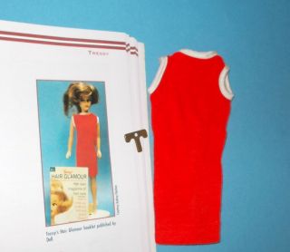 Vintage American Character Tressy Doll Red Shift & Key 1960s