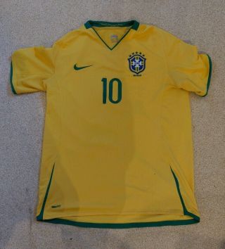 Rare Hand Signed Pele Brazil Shirt Large 3