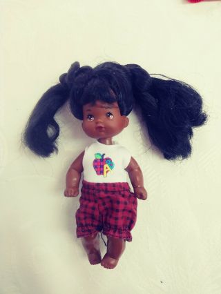 Barbie Heart Family Girl Toddler Baby Dressed Doll Mattel Vintage 1976