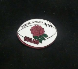 England World Cup Rugby Japan 2019 Enamel Pin Badge.  Rare