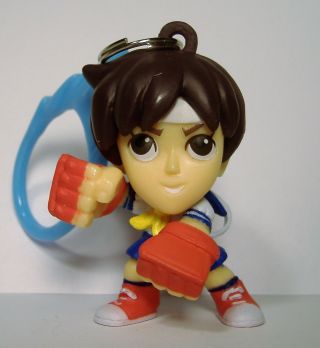 Street Fighter Sakura Backpack Hanger Deformed Vinyl Figure Capcom Rare