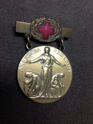 1911 Arc Redd Cross First Aid Compitition Medal Very Rare Named