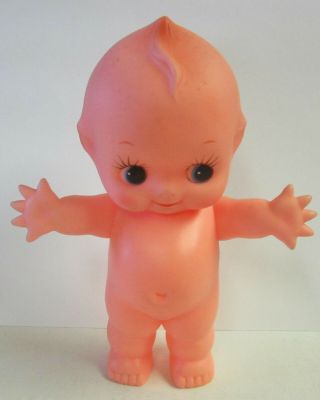 Sweet Vintage Rubber Kewpie Baby Doll,  Made In Korea,  From Mangelsen 