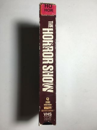 The Horror Show (VHS) 80 ' S HORROR RARE Lance Henrikson Briton James 3