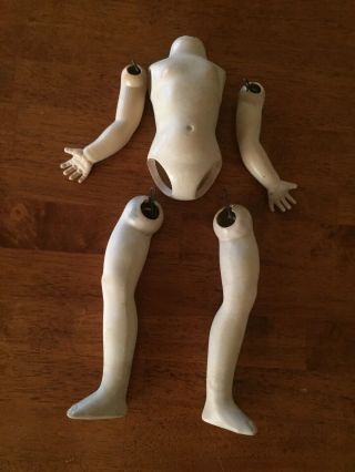 Vintage Ideal P - 90 12” Doll Parts Torso Arms Legs For Repairs