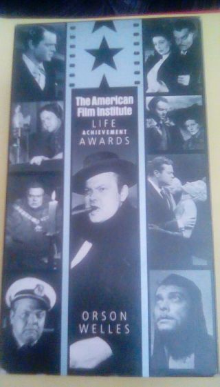 The American Film Institute Life Achievement Awards - Orson Welles Vhs Rare Oop