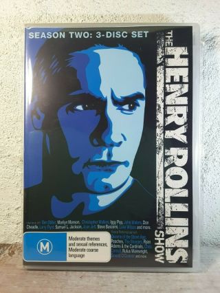 The Henry Rollins Show - Season 2 Two (dvd : 3 Disc) Massive 10 Hours Rare