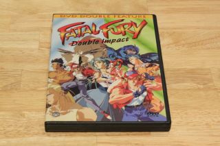 Fatal Fury - Double Impact (anime Dvd Double Feature) Viz Media/pioneer (rare)