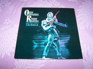 Ozzy Osbourne - Randy Rhoads Tribute - 2 Vinyl Lps - 1987 - Cbs,  Rare Promo Photo