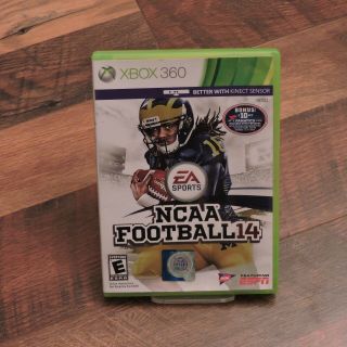Ncaa College Football 14 Microsoft Xbox 360 Rare Game W/ Case Ea Sports
