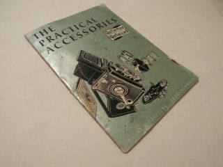 Rare Rollei Rolleiflex Rolleicord Practical Accessories Guide Book