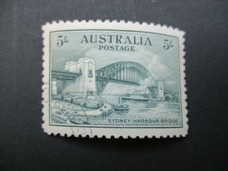 Australian Pre Decimal Stamps: 5/ - Bridge Cto - Rare (i106)