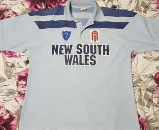 Vintage Rare 1992 South Wales Cricket Shirt From The Mercantile Mutual Cup