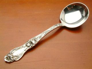 Lily - Floral By Frank Whiting Sterling Silver Cream Soup Spoon 6 1/8 "