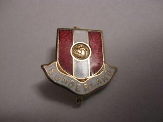 Rare Old Sunderland Football Club Shield Enamel Brooch Pin Badge