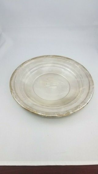 Antique La Pierre Mfg Co.  Sterling Silver Plate Dish Circa 1900 8.  5 " 4.  2oz