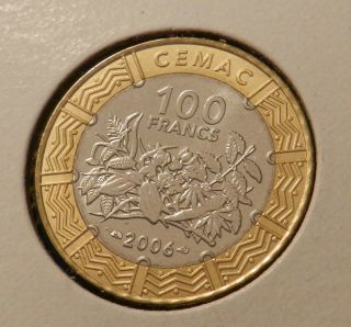 2006 Central African States 100 Francs - Rare Coin -