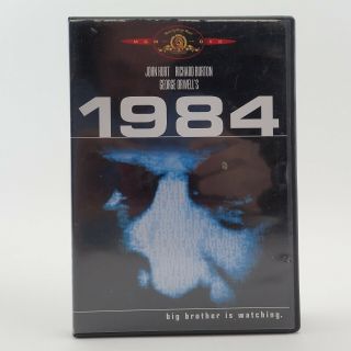 1984 Dvd Movie Nineteen Eighty Four Big Brother Is Watching Rare Oop John Hurt